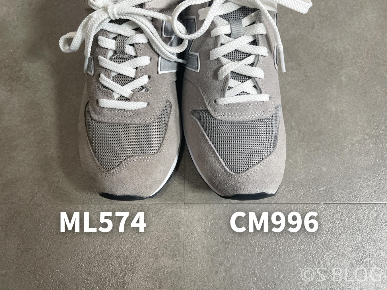 ニューバランスML574 CM996 違いを比較