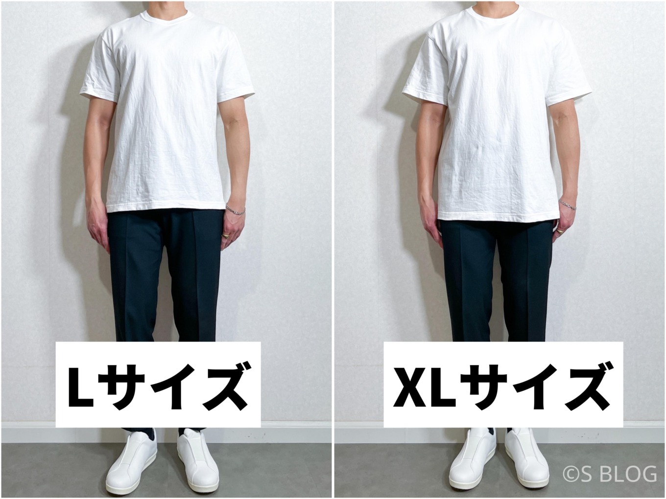 ユナイテッドアスレ 7.1オンス 半袖Tシャツ サイズ感 比較