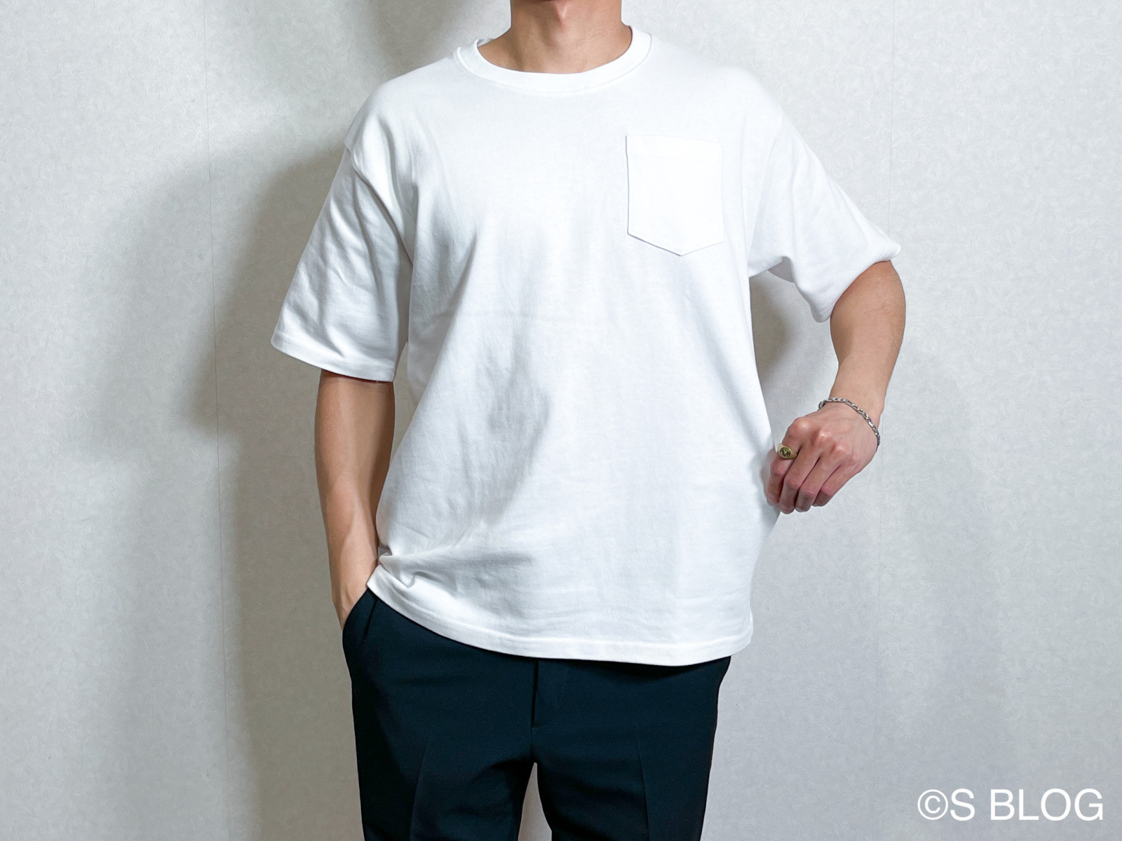 ライフマックス 10.2オンスポケット付き スーパーヘビーウェイトTシャツ